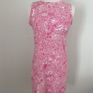 Key West Pink Fitted Dress, Large